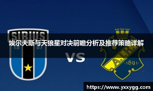 埃尔夫斯与天狼星对决前瞻分析及推荐策略详解